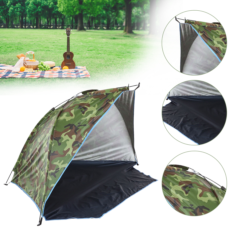 Cheap Goat Tents Outdoor Beach Tent Summer Sunshade Pop Up Camping Tent 170T Polyester Sunshade Tent for Fishing Camping Hiking Picnic Park Tents 